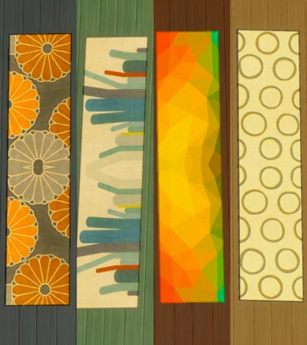 Modern Runner Rug at Marvin Sims » Sims 4 Updates