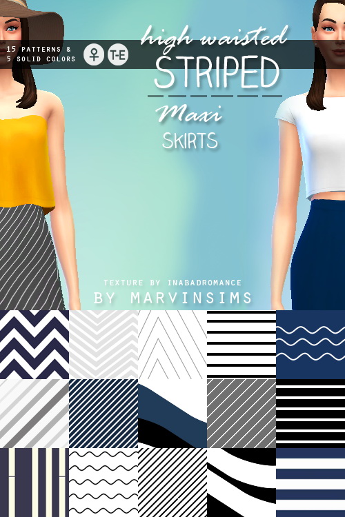 Sims 4 High Waisted Maxi Skirts at Marvin Sims