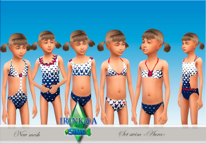 Sims 4 Aura swim set at Irinka