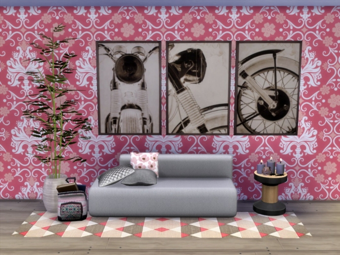 Sims 4 Perfect Love Wallpaper by schlumpfina at My Fabulous Sims