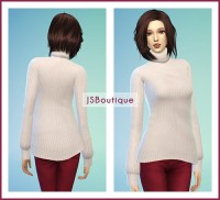 Asym Turtleneck Sweater at JSBoutique