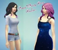 Long Wavy Over Ombre Re-colored by Czarina27 at Mod The Sims