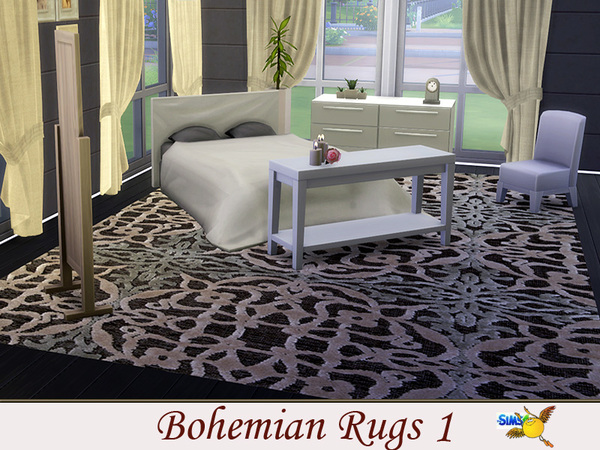 Sims 4 Bohemian Rugs by Evi at TSR