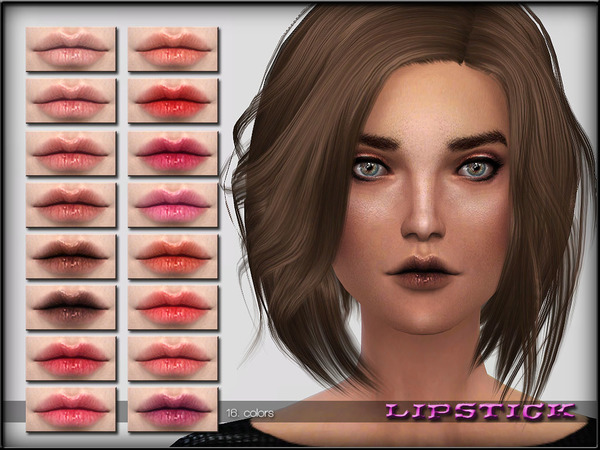 Sims 4 LipsSet 9 extra female version by ShojoAngel at TSR