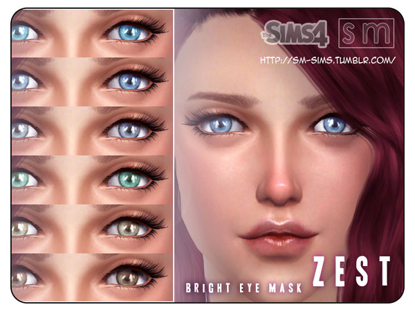 Sims 4 Zest Bright Eye Mask by Screaming Mustard at TSR