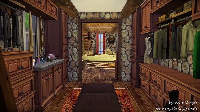 Sims 4 Lakeside Cabin by Julia Engel at Frau Engel