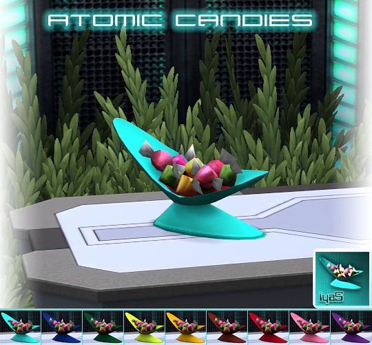Sims 4 Atomic Decor conversion at Soloriya