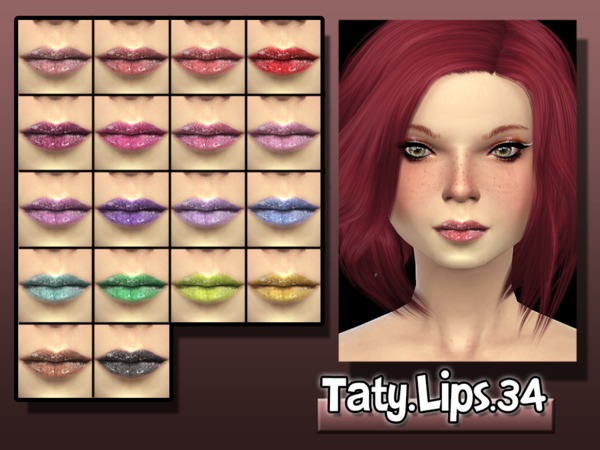 Sims 4 Lips 34 by Taty at TSR