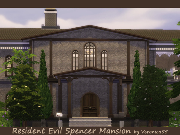 Sims 4 Resident Evil Spencer Mansion by veronica55 at TSR