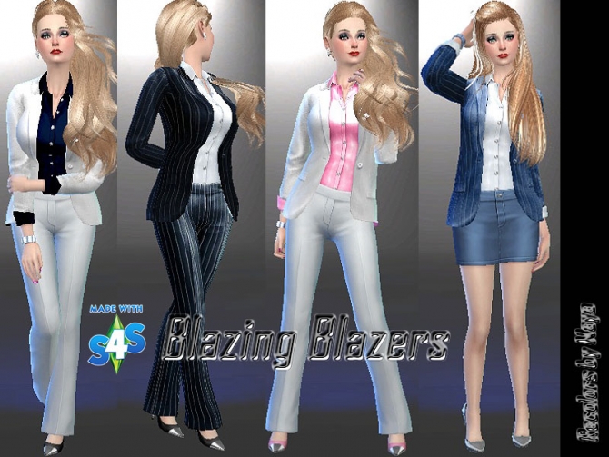 Blazing Blazers By Mayasims At Mod The Sims » Sims 4 Updates