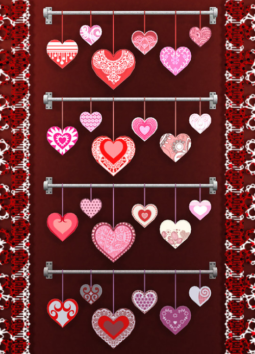 Sims 4 Hearts curtains at Soloriya