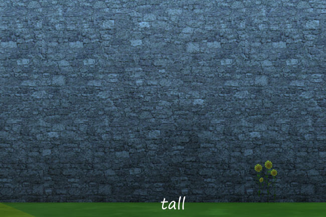 Sims 4 Stone walls 1 by mammut at Blacky’s Sims Zoo