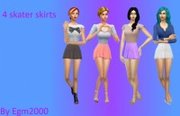 Skater Skirt by EGM2000 at Mod The Sims
