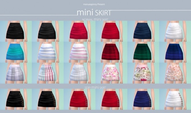 Mini SKIRTS at manuea Pinny » Sims 4 Updates