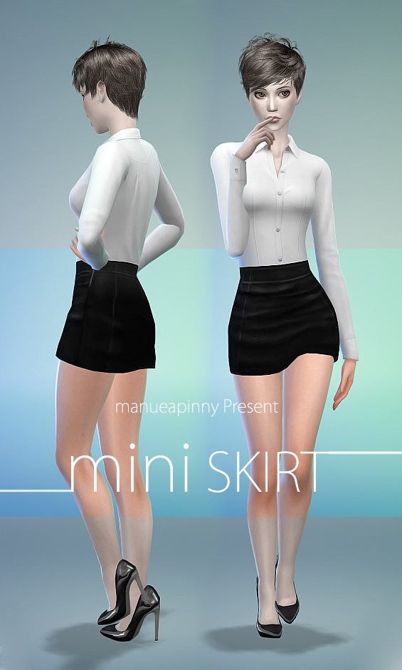 Sims 4 Mini SKIRTS at manuea Pinny