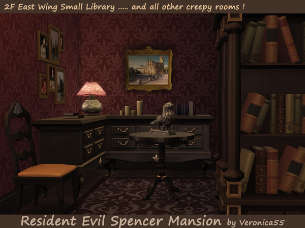 Sims 4 Resident Evil Spencer Mansion by veronica55 at TSR