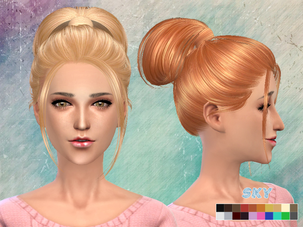 Sims 4 Hair 111 by Skysims at TSR