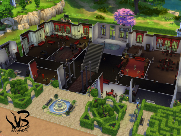 Sims 4 Diabolik Manor by Baalberith chan at TSR