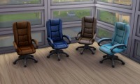 Recoloured Boss Executive Desk Chairs by clairkp at Mod The Sims