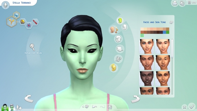 sims 2 alien skins