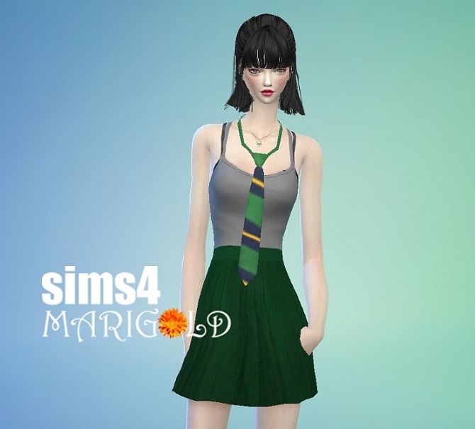 Sims 4 Neck tie set F at Marigold