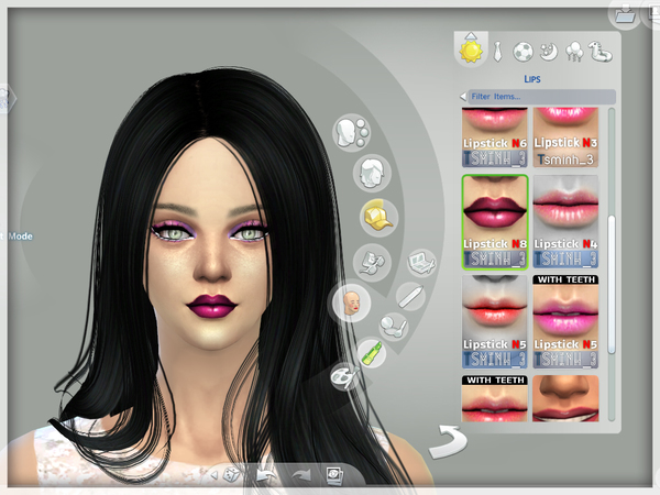 Sims 4 Lucid Lipstick by tsminh 3 at TSR