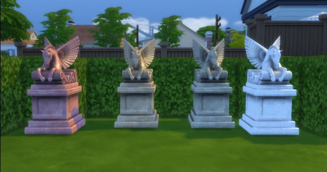 Sims 4 The Sims 2 Sculptures set by AdonisPluto at Mod The Sims