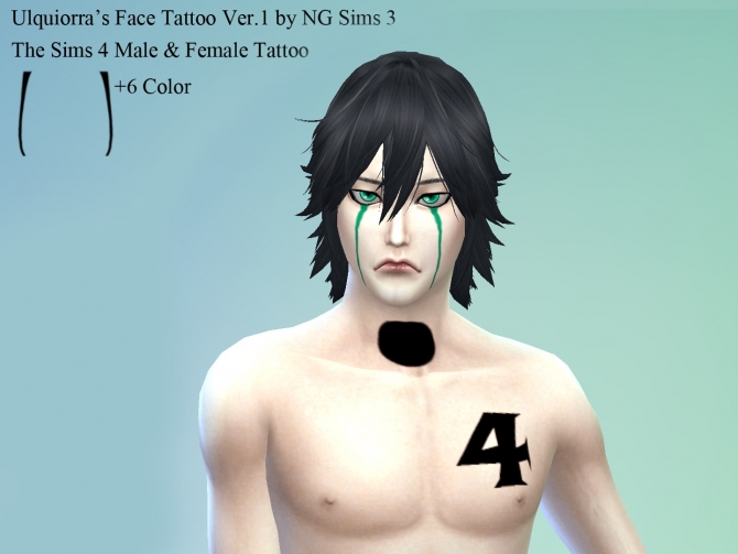Sims 4 3 Anime/Bleach Tattoo at NG Sims3