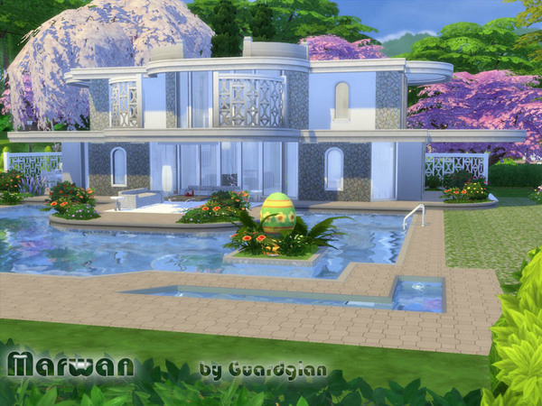 Sims 4 Marwan house by Guardgian at TSR