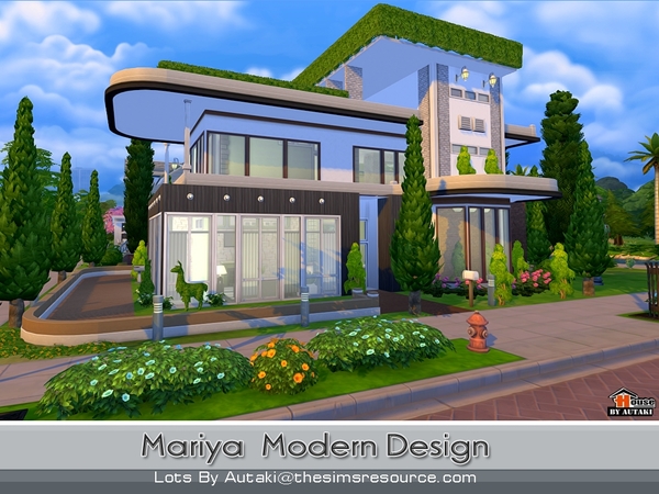 Sims 4 Mariya Modern Design by autaki at TSR