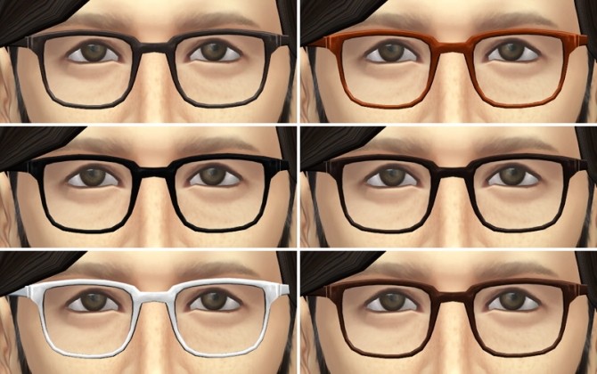 Sims 4 Eyeglasses N2 at Rusty Nail