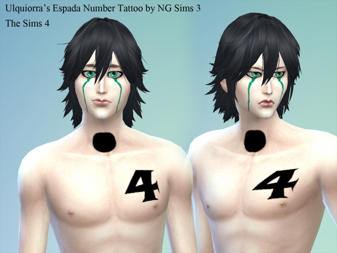Sims 4 3 Anime/Bleach Tattoo at NG Sims3