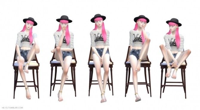 Sims 4 SEAT POSE M,D CAS&PLAY at HESS