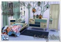 Pilar’s Cassandre Bedroom recolor by Oldbox at All 4 Sims