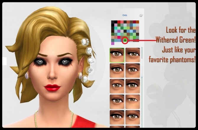 Sims 4 Phantom/Springtrap Eye Texture by KirNoLan at Mod The Sims