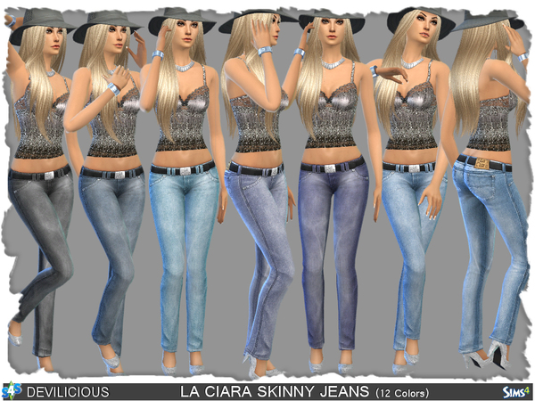 Sims 4 La Ciara Skinny Jeans by Devilicious at TSR