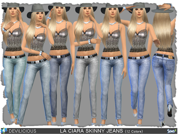 Sims 4 La Ciara Skinny Jeans by Devilicious at TSR