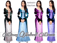 Medieval Disney Dresses by lenina_90 at Sims Fans