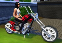 Sittable Motorcycle TS3 conversion by Esmeralda at Mod The Sims