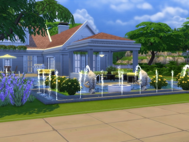 Sims 4 Blusstal house by Oldbox at All 4 Sims