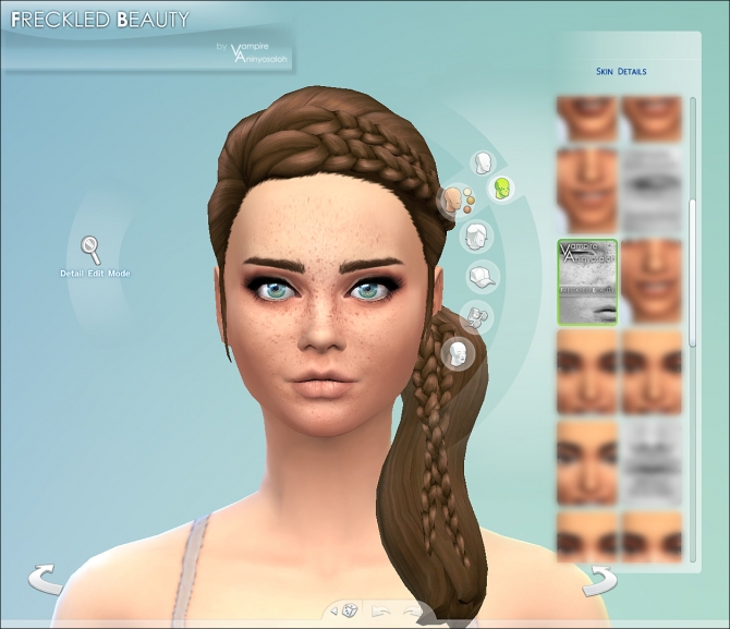 Sims 4 Freckled Beauty by Vampire aninyosaloh at Mod The Sims