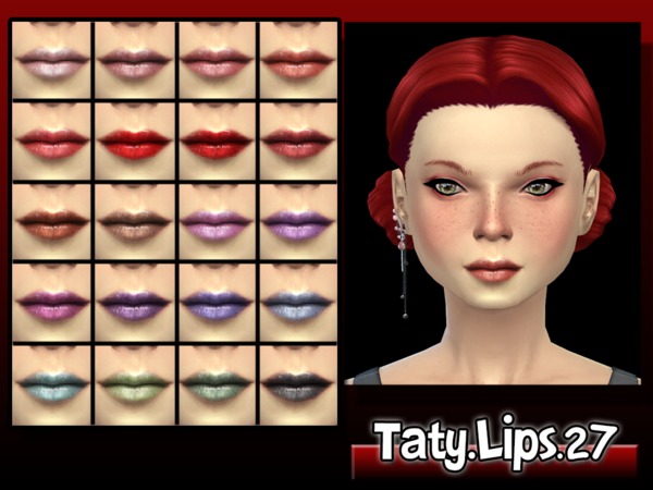 Sims 4 Lips 27 by Taty at TSR