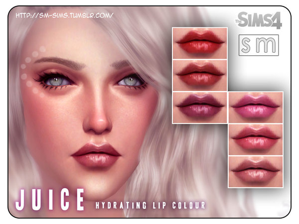 Sims 4 Juice Hydrating Lip Colour by Screaming Mustard at TSR
