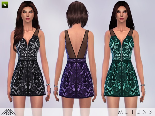 Sims 4 Royals dress by Metens at TSR