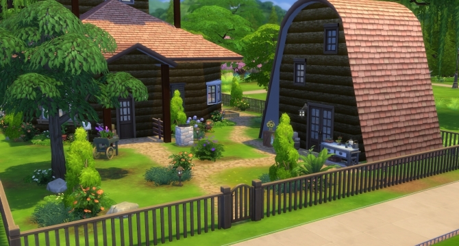 Sims 4 The Burrow house by Katzentanja at Mod The Sims