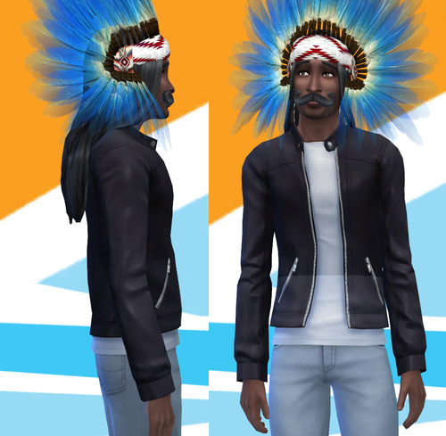 Sims 4 Glass Feathered Headdress at Untraditional NERD