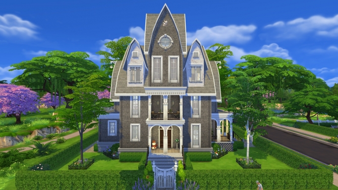 Sims 4 Monticlair Mansion Redux by pollycranopolis at Mod The Sims