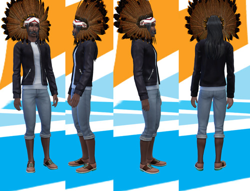 Sims 4 Feathered Headdress at Untraditional NERD