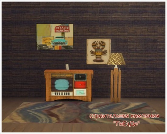 Sims 4 Loft & Gouache objects at Sims by Mulena