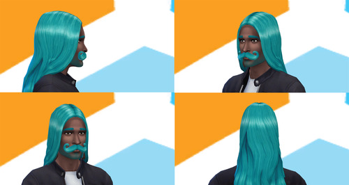 Sims 4 Slick Long Hairstyle for males at Untraditional NERD